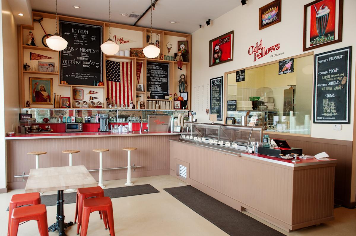 OddFellows Ice Cream Co., interior