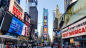 Times Square during the day in Manhattan, NYC