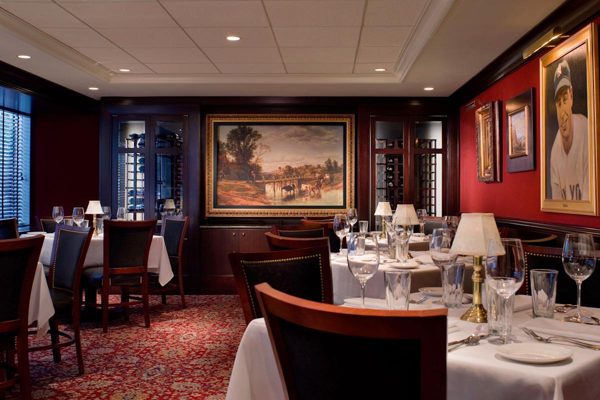 wine room interior at The Capital Grille Time Life