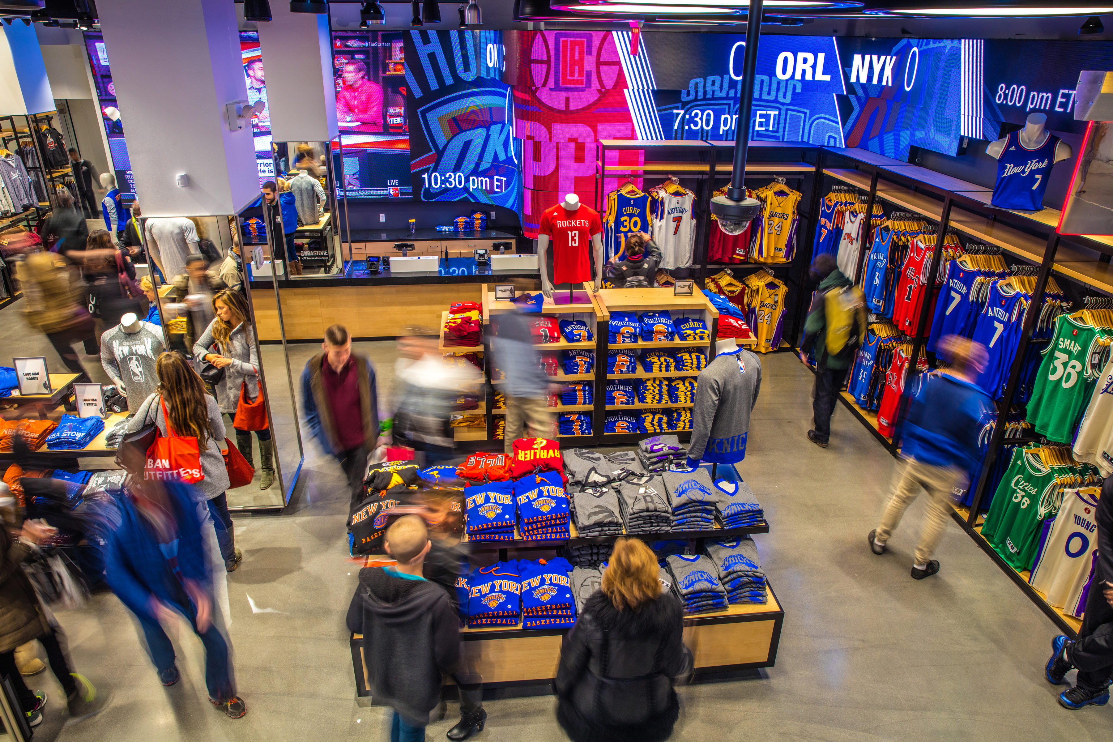 NBA flagship store reopens in New York City