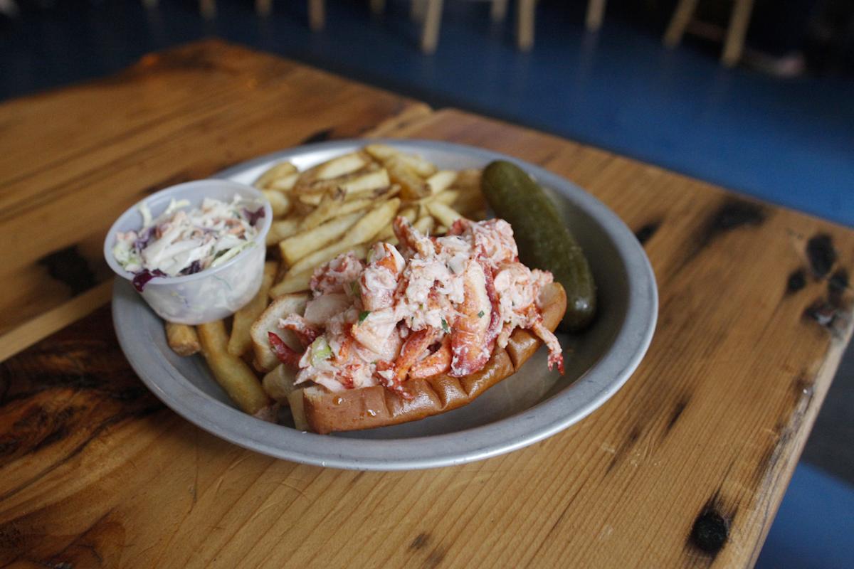 lobster roll at Lobster Joint in Greenpoint