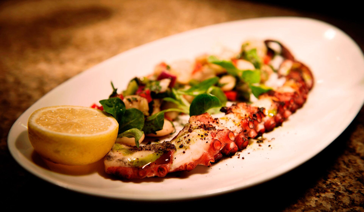 Dish or dining room at Pera Mediterranean Brasserie