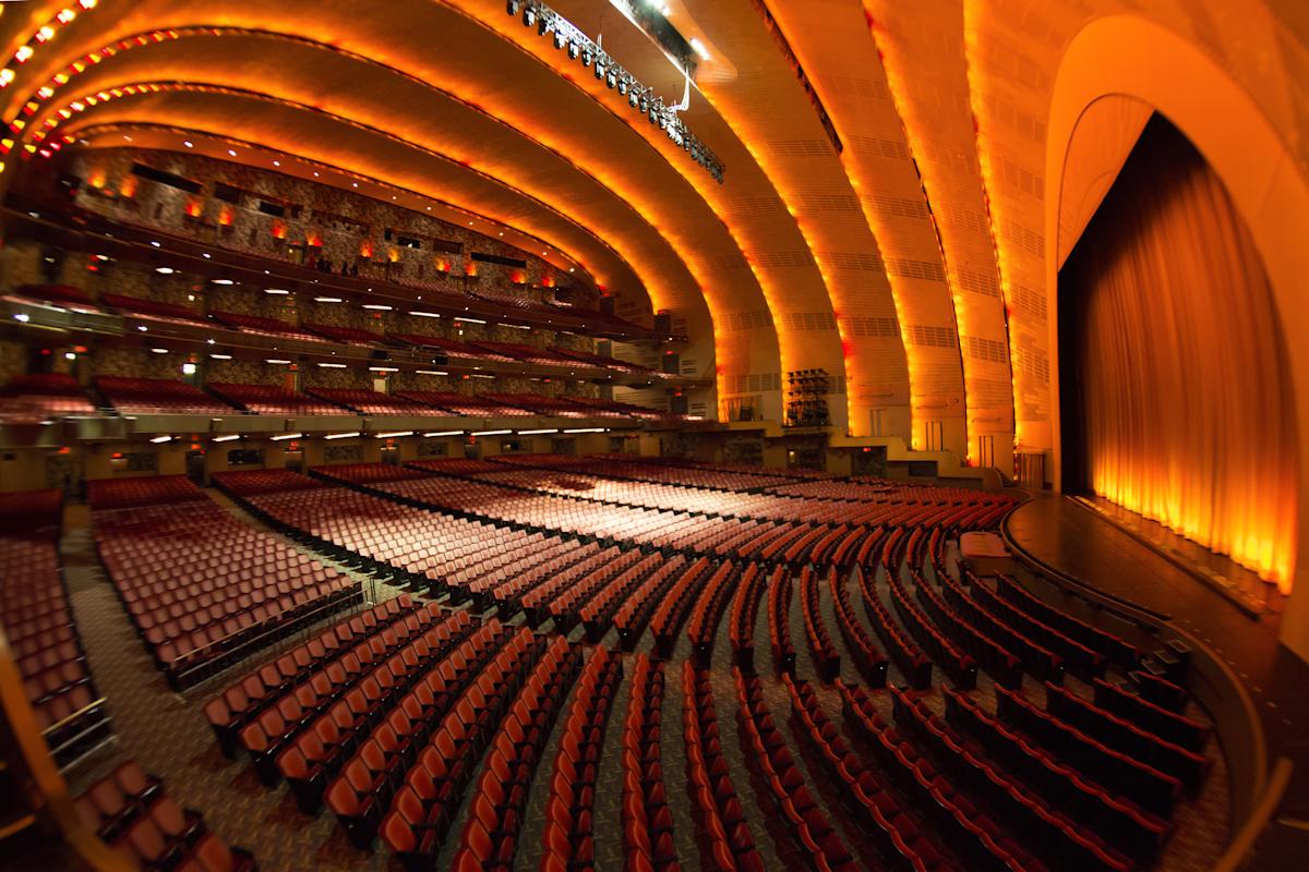 Interior of Radio City Music Hall