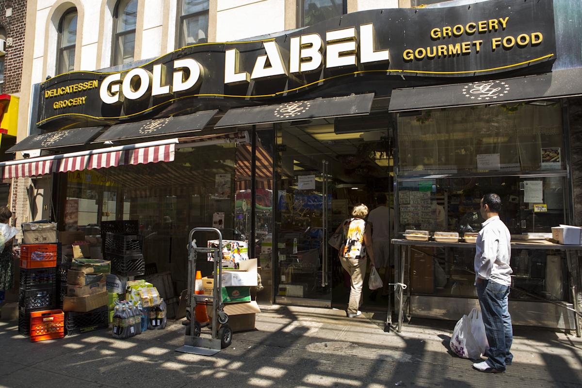 exterior of Gold Label International Food in Brighton Beach