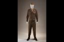 Man&#039;s WWII U.S Army Corps Uniform, green wool, cotton, metal, 1945, USA, gift of Mary Jane Pool