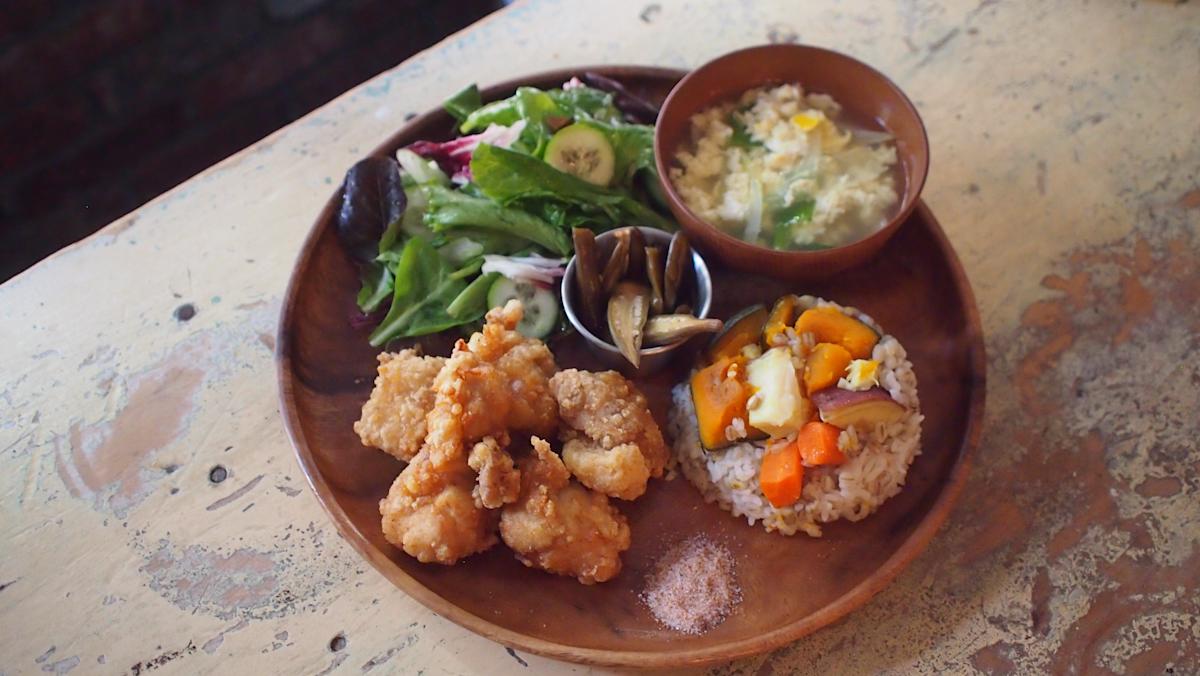 Fried Chicken platter at Her Name is Han, in Koreatown