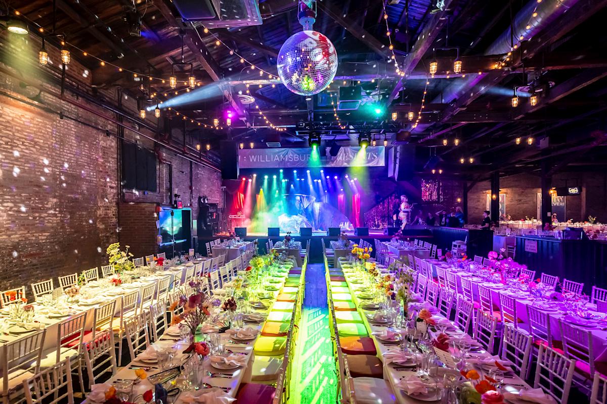 Interior of Brooklyn Bowl