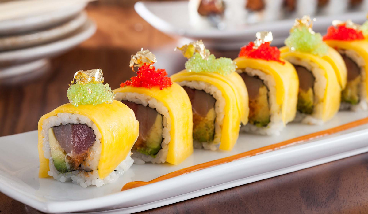 Dish or dining room at RA Sushi Bar Restaurant – Times Square