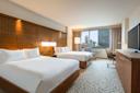 bedroom at Hilton New York Times Square