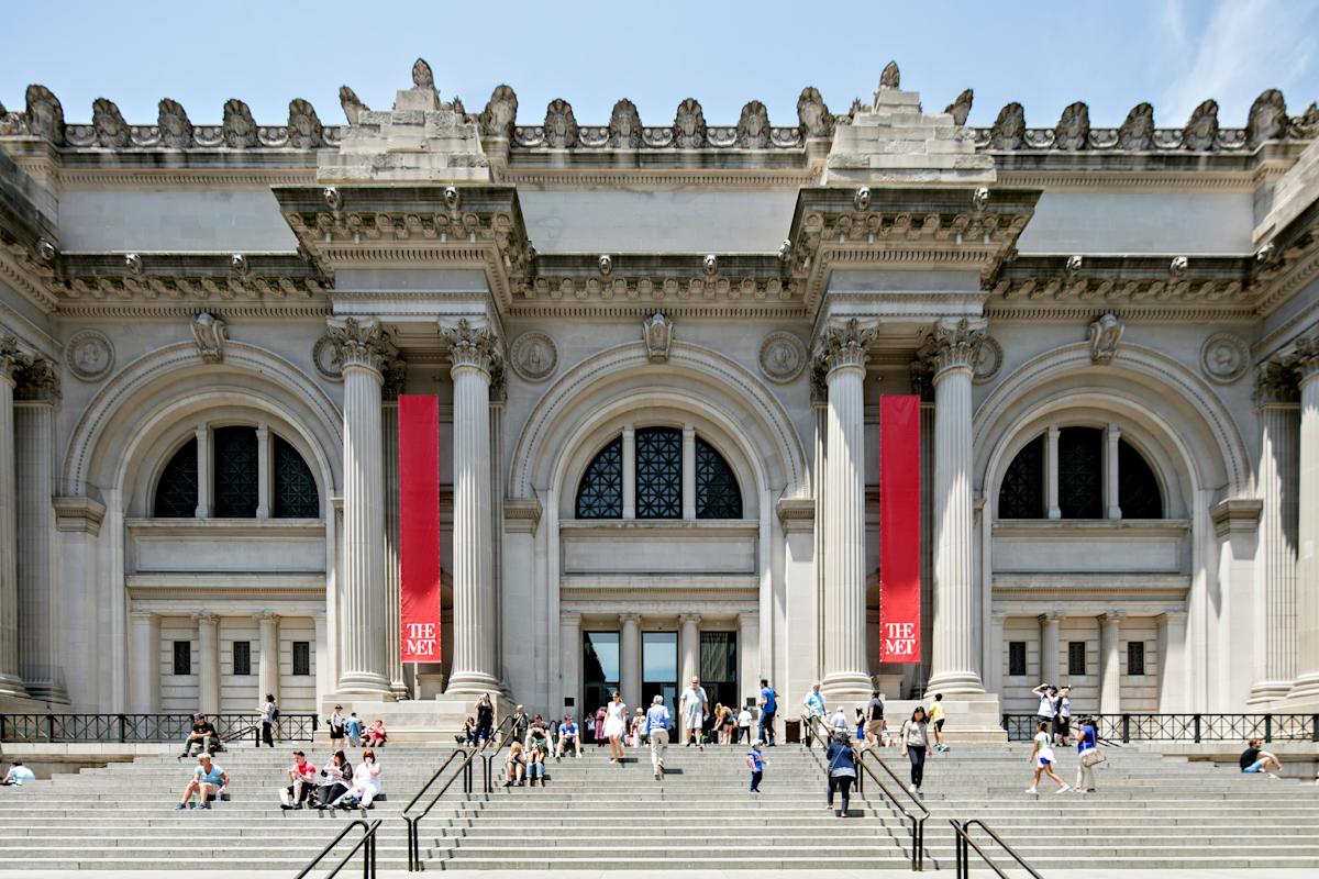 Exterior of The Metropolitan Museum of Art , Upper East Side, NYC