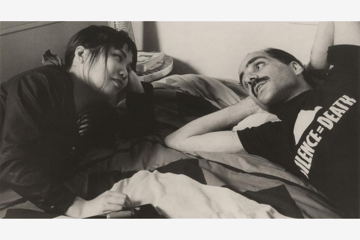 "Susan Kuklin, Kachin and Michael at Michael's Apartment" (1986), by Susan Kuklin. Courtesy, Museum of the City of New York