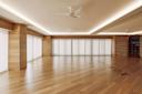 Yoga room in Equinox Hotel in  Hudson Yards, NYC
