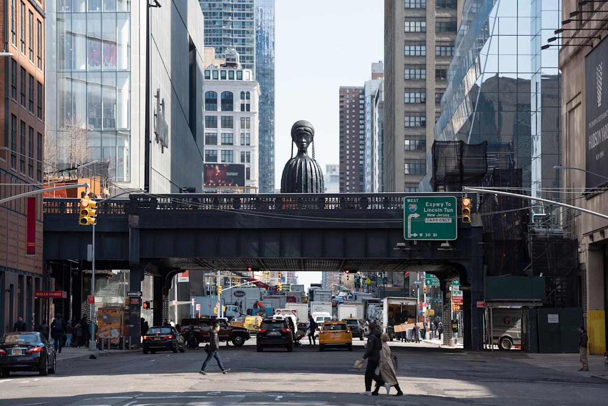 Simone Leigh, Brick House, 2019. A High Line Plinth commission. Photo by Timothy Schenck. Courtesy of the High Line.