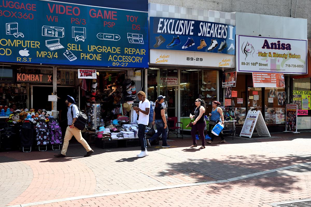 165th Street Pedestrian Mall in Jamaica Queens