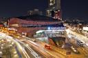 Barclays Center exterior at night