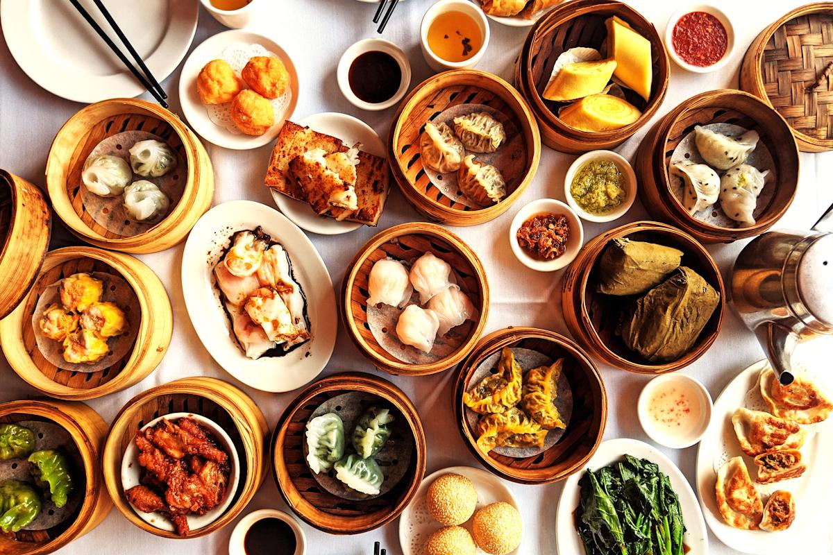 dim sum, platter