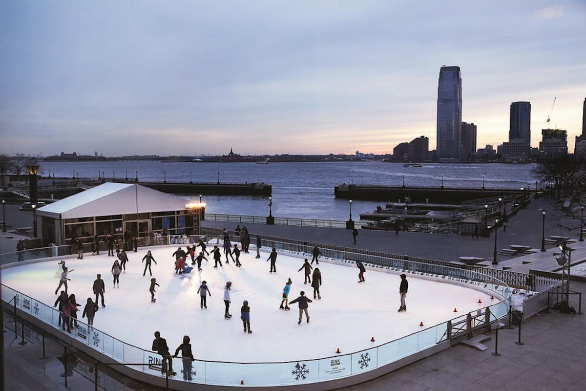 ice skating, exterior