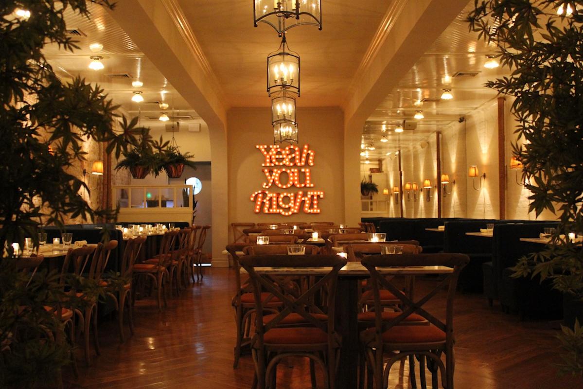 Main dining room interior at Bo&#039;s kitchen bar room