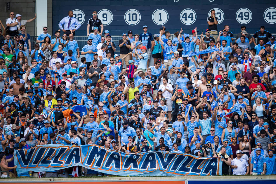 NYCFC vs. Red Bulls Timelapse at Yankee Stadium