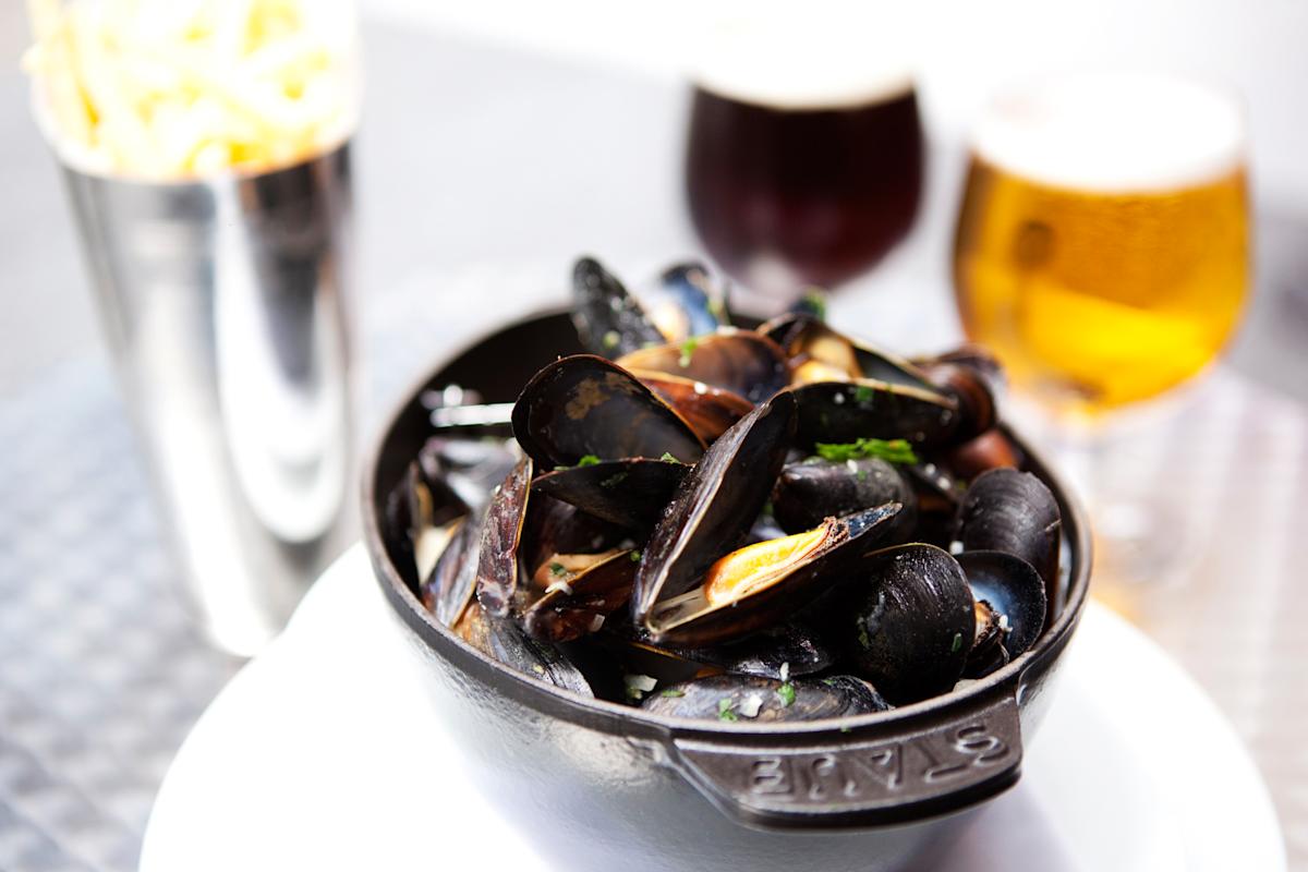 moules-frites at The Beer Bar