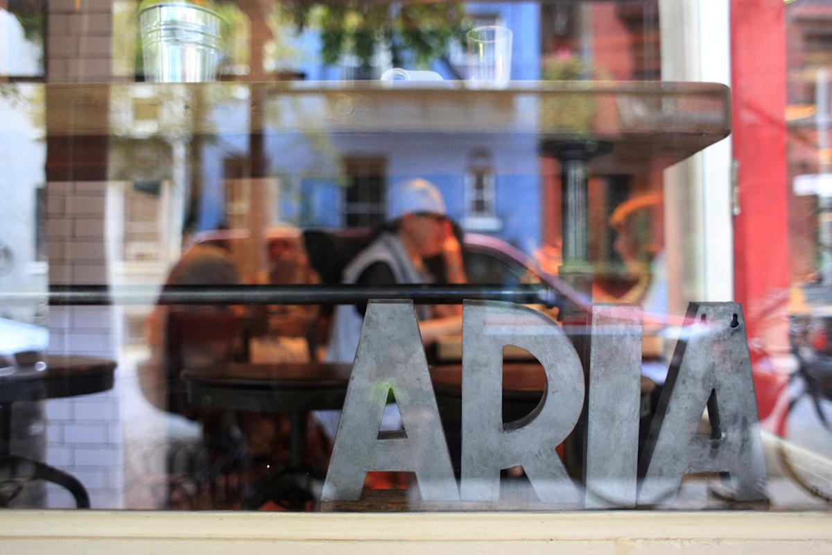 Aria Wine Bar, exterior