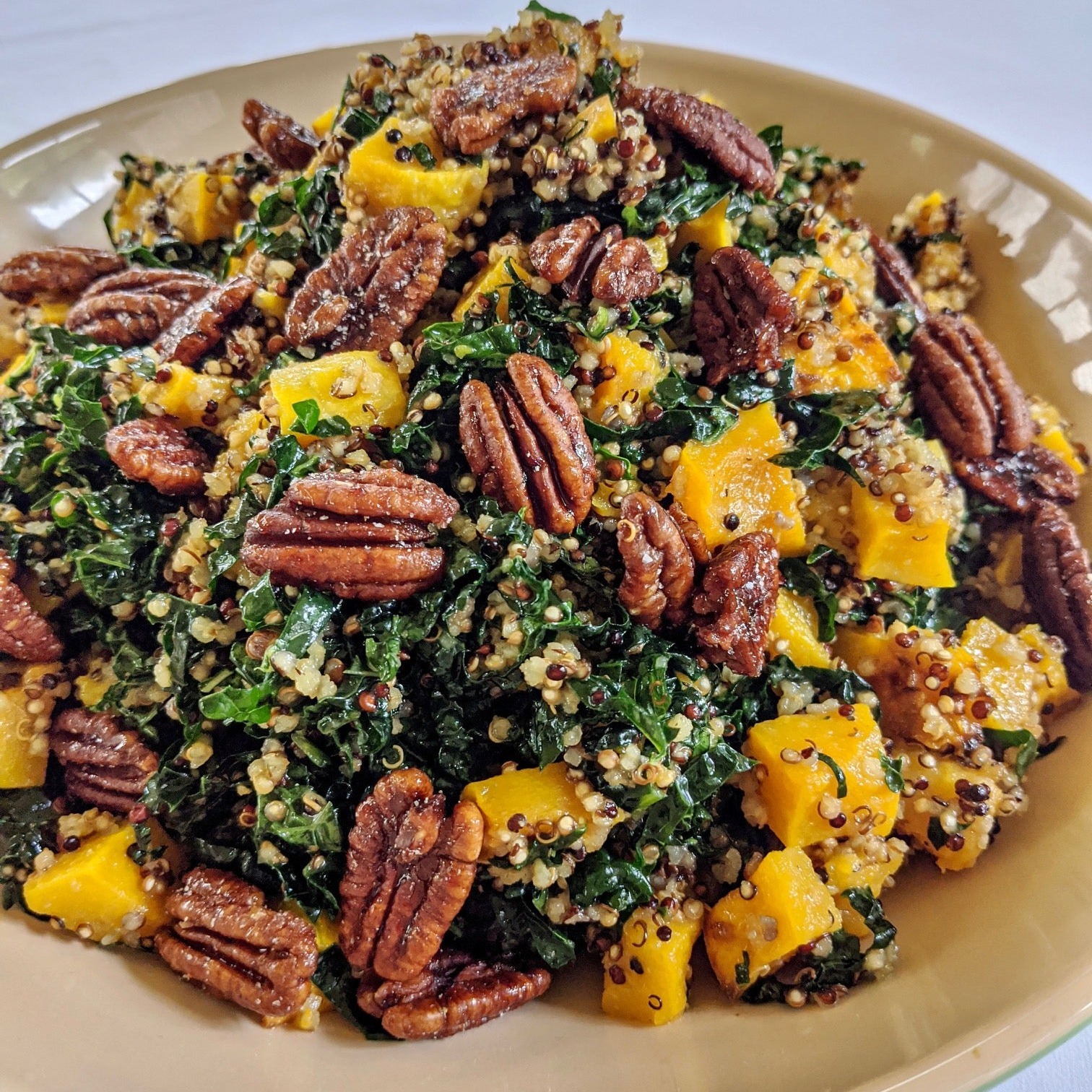 Recipe: Kale Quinoa Salad with Roasted Butternut Squash