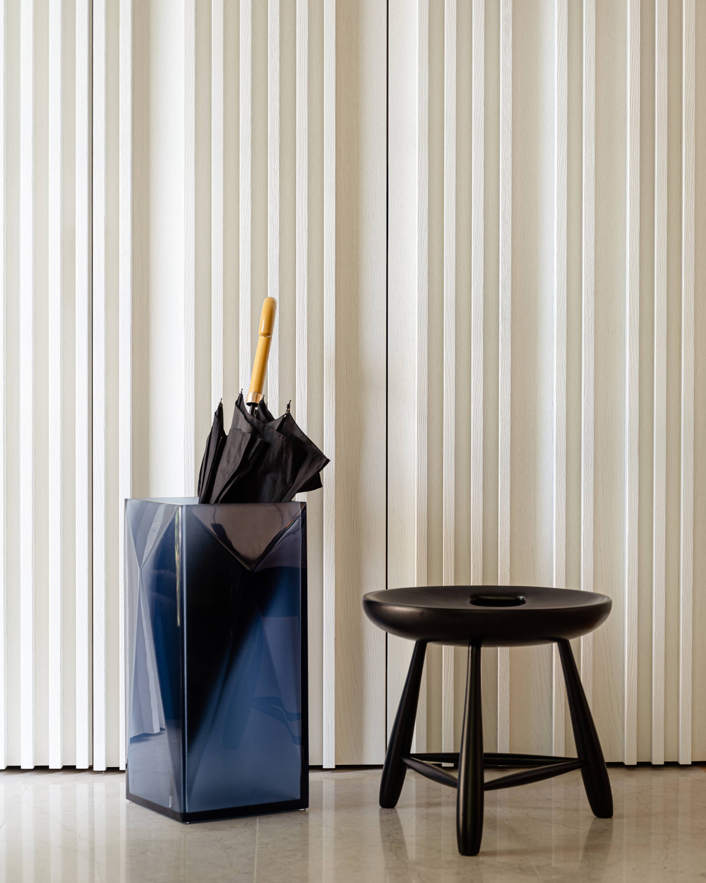 Faceted Umbrella Stand