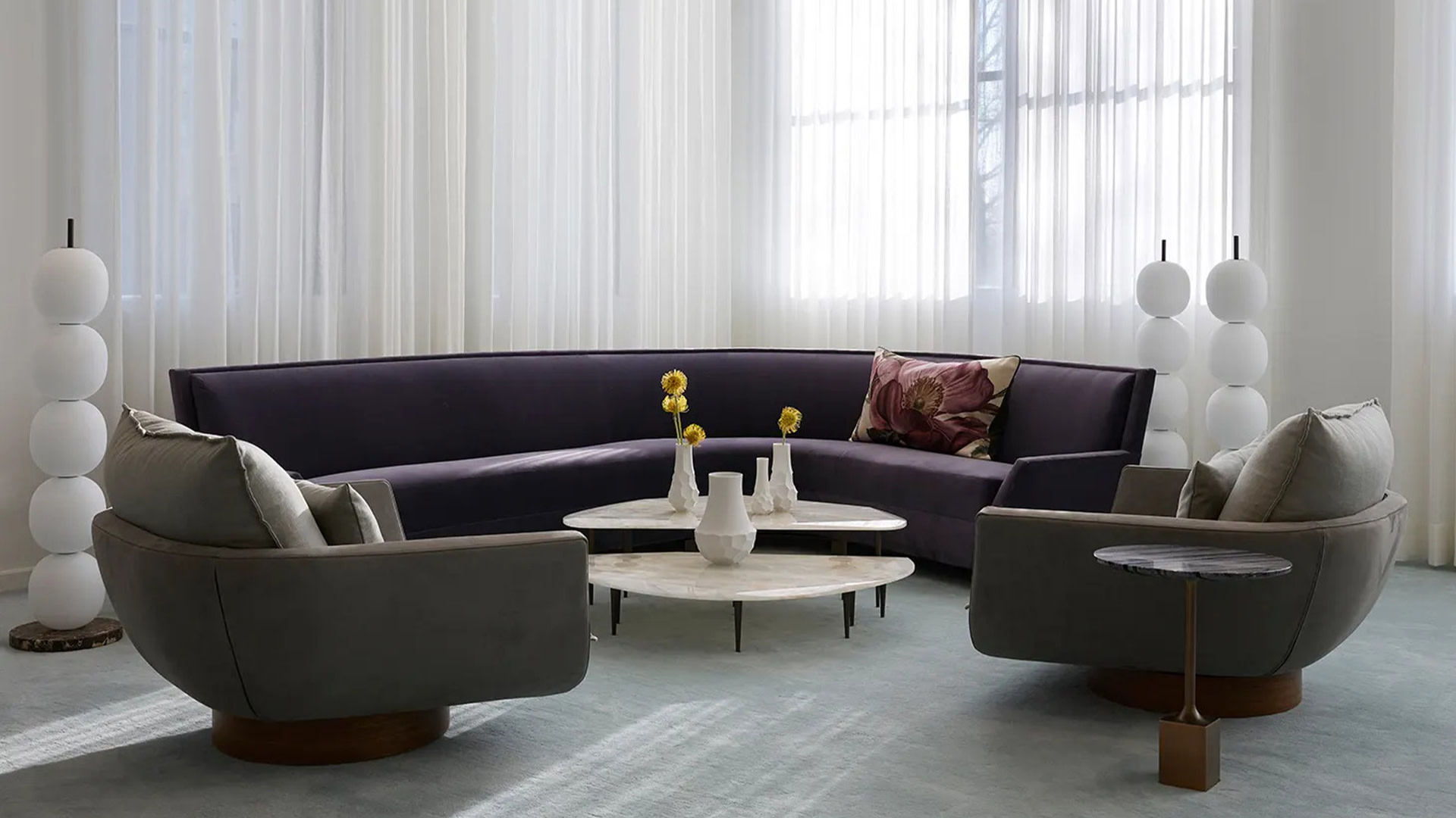Landutim Coffee Tables featured in the Avenue Road Vancouver Showroom