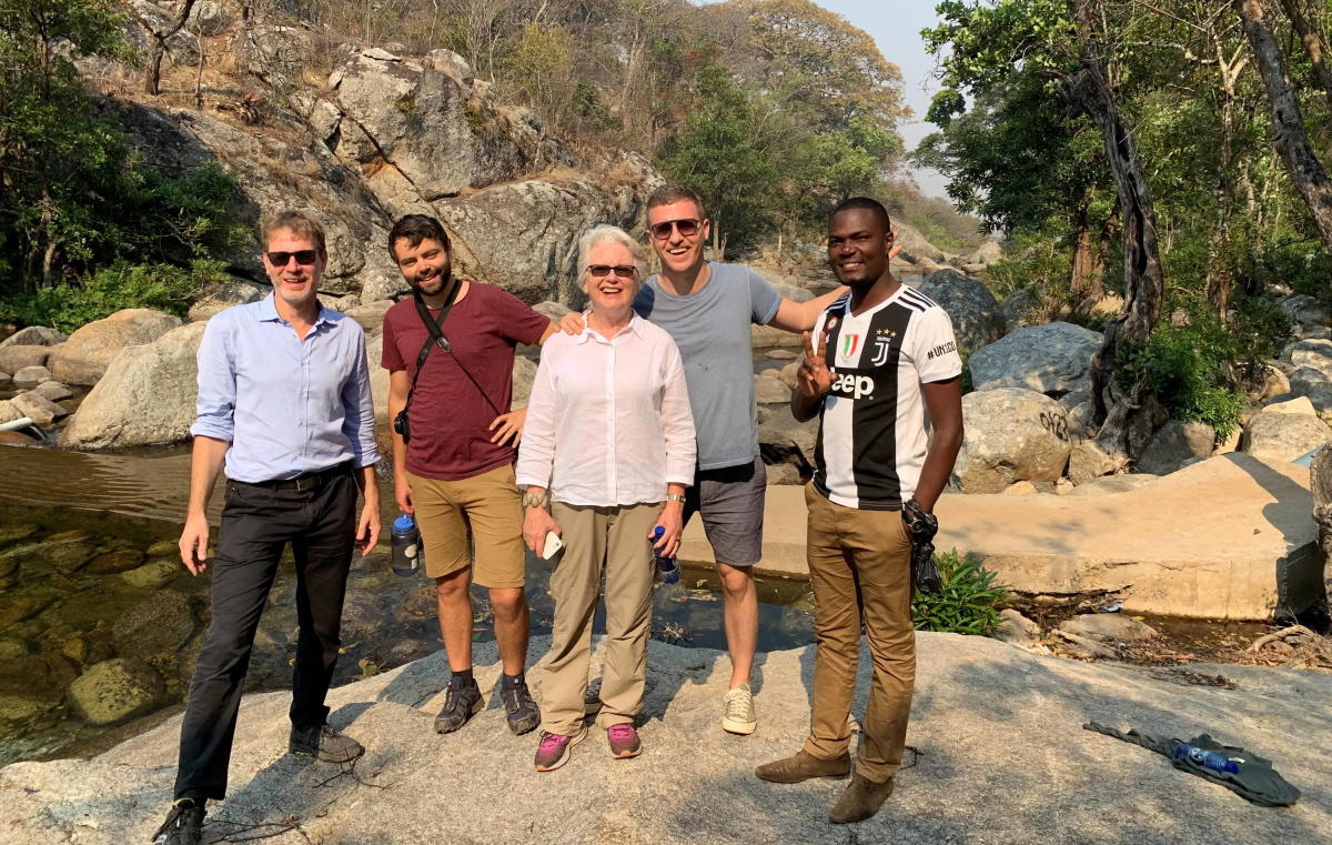 Avenue Road founder Stephan Weishaupt in Malawi with WeForest