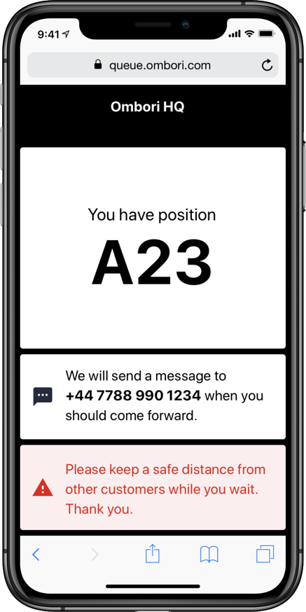 Ombori Queue Systems