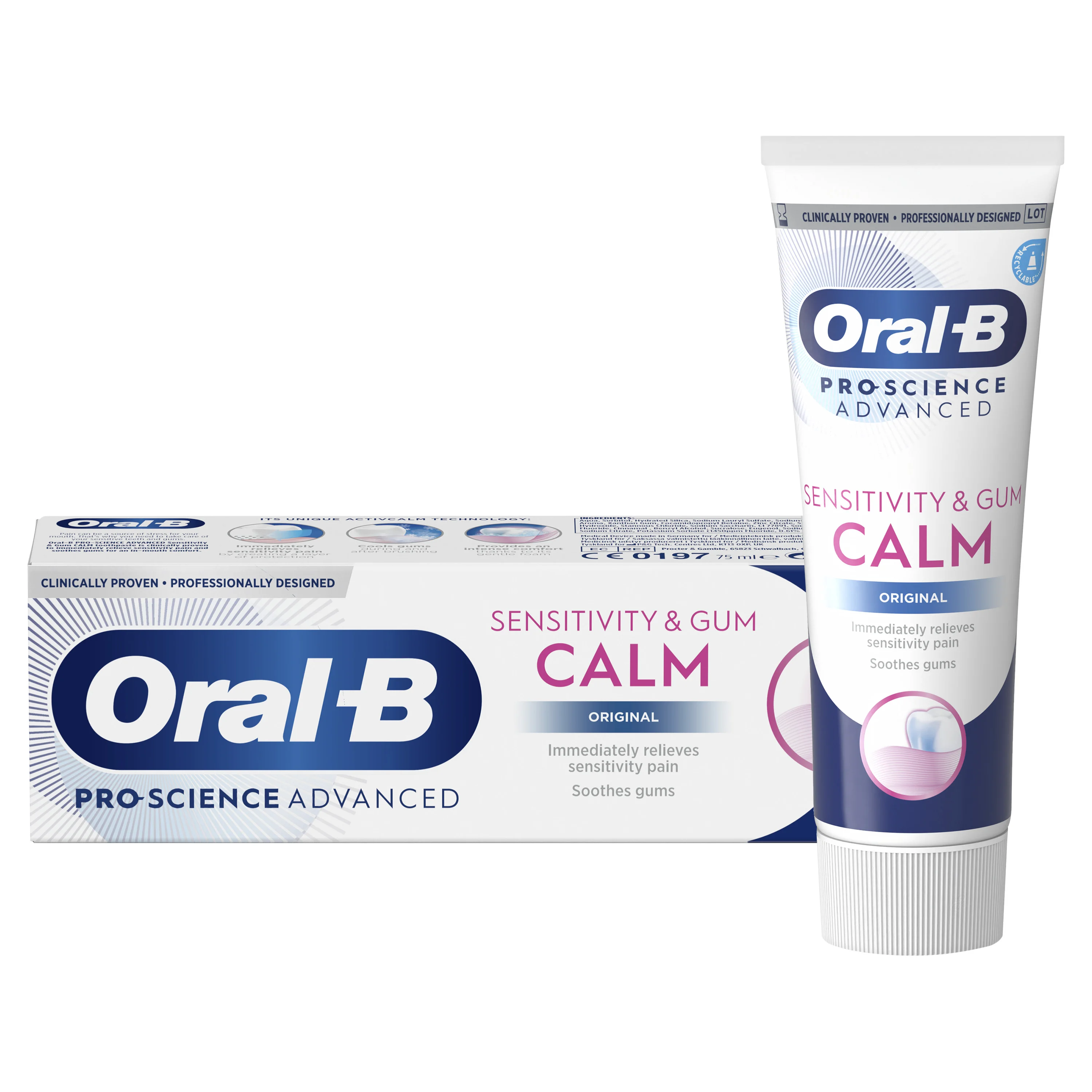 Oral-B Pro-Science Advanced Sensitivity & Gum Calm Original-tandpasta - Main 
