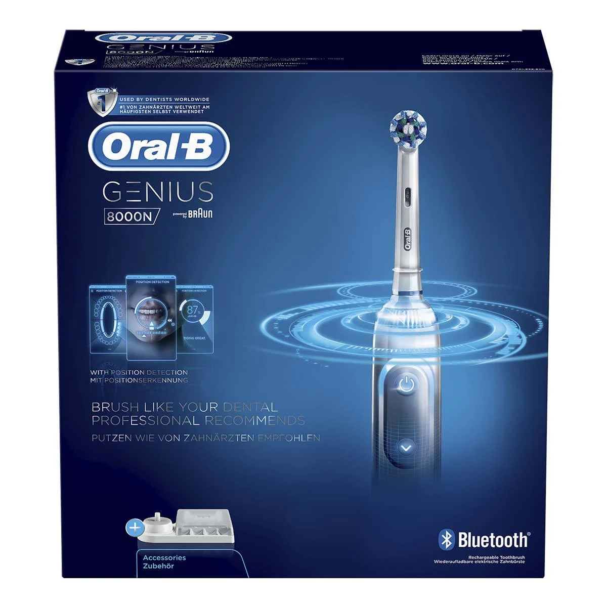 Oral-B Genius 8000N Silver tandbørste |