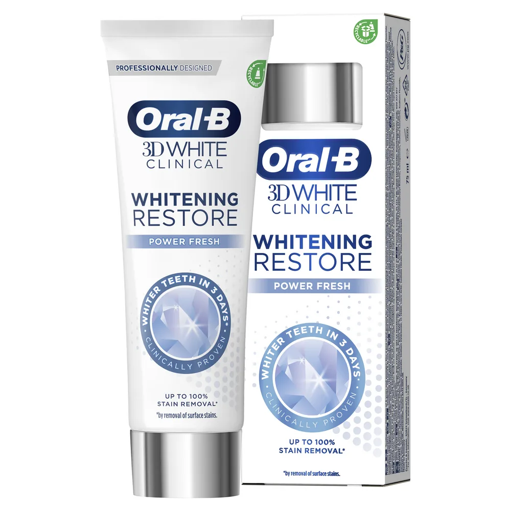 White Clinical Fresh Tandpasta | Oral-B DK
