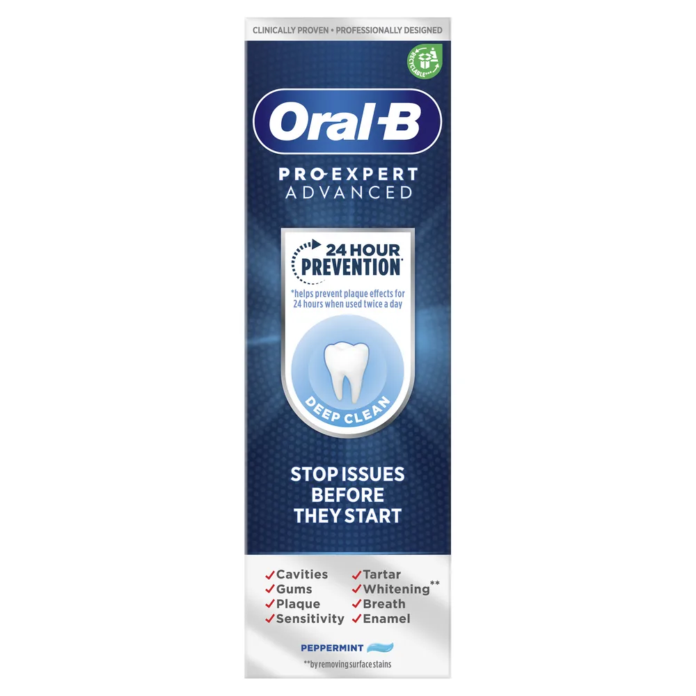 Oral-B Pro-Expert Advanced Deep Clean Tandpasta 