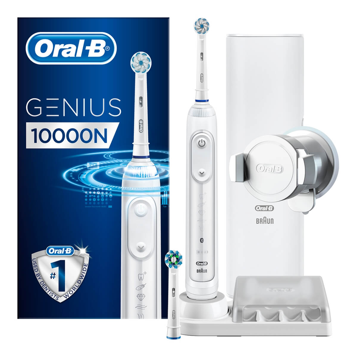 Oral-B Genius 8000N Silver tandbørste |