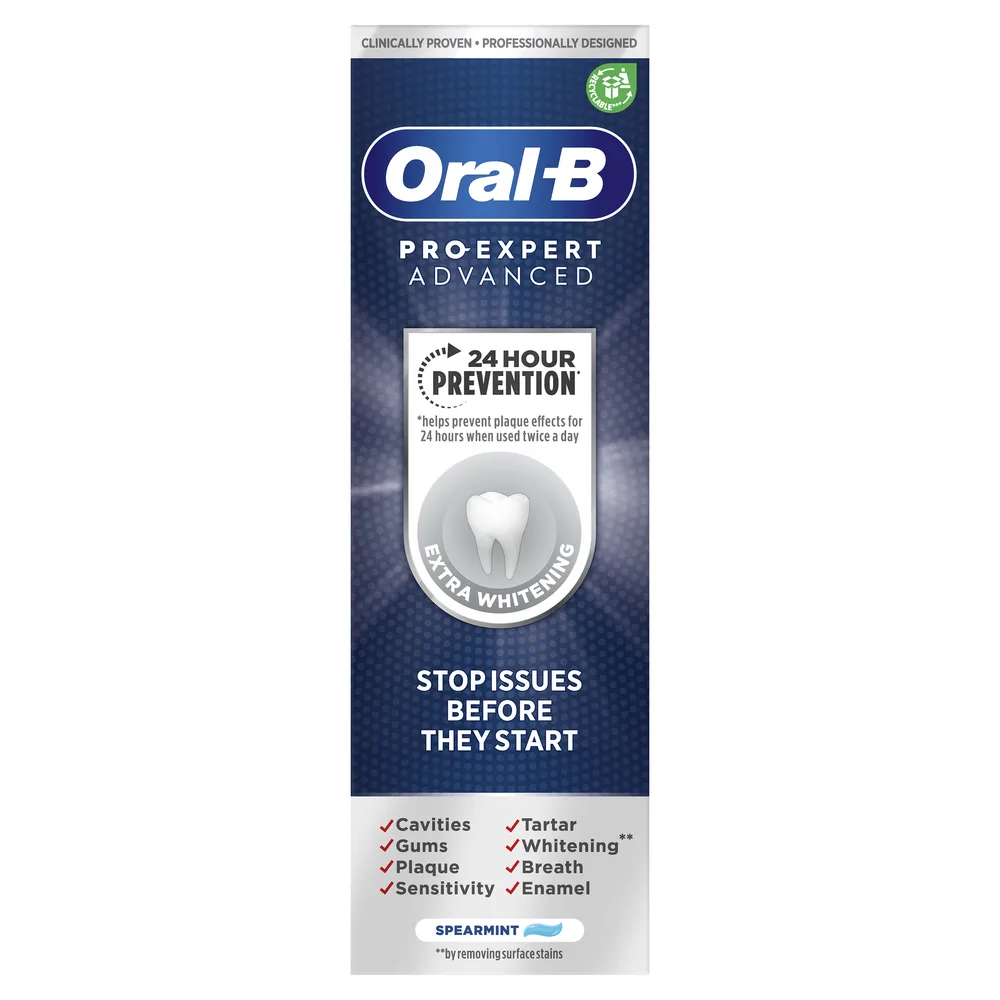 Oral-B Pro-Expert Advanced Extra Whitening Tandpasta 