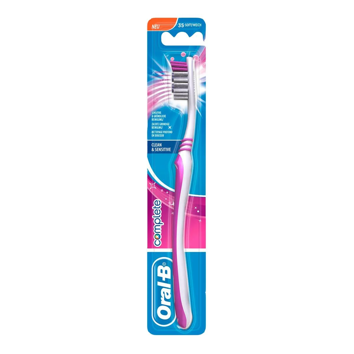 Oral-B Complete Clean & Sensitive manuel tandbørste 