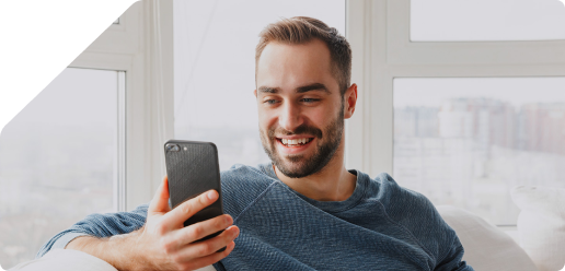 A man checking something on his mobile phone