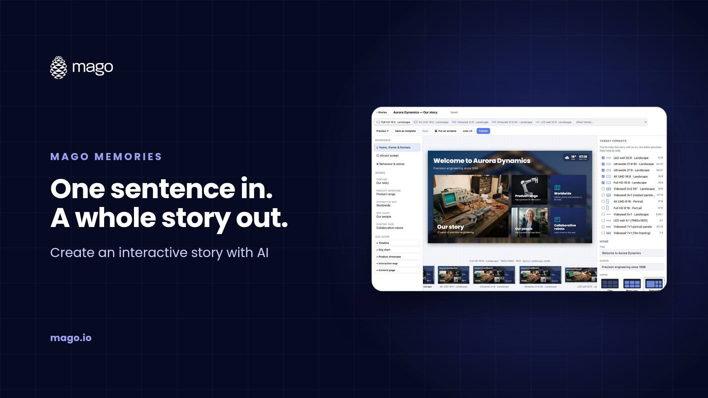 Mago Memories-create-interactive-signage-story-with-ai-cover