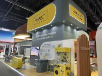 The jabra booth @ gitex