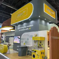 The jabra booth @ gitex