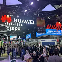 The beginnig of Mago's CEO presentation @ Huawei booth