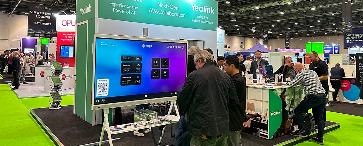 Mago Collaboration Board at Yealink's booth