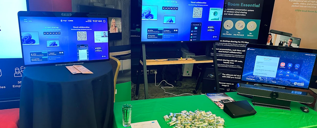 DTEN booth at Universal AV