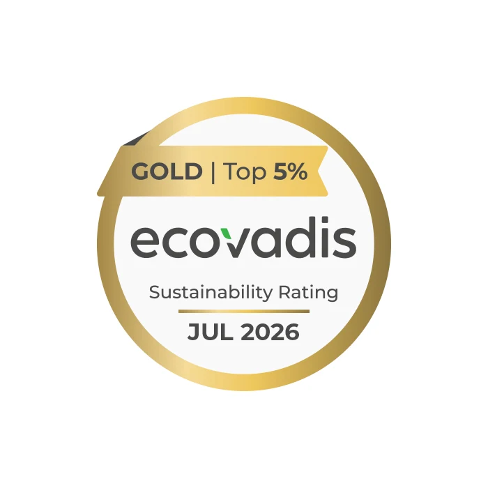 Pour cette évaluation 2026, Snef est récompensé d'une médaille d'Or EcoVadis.