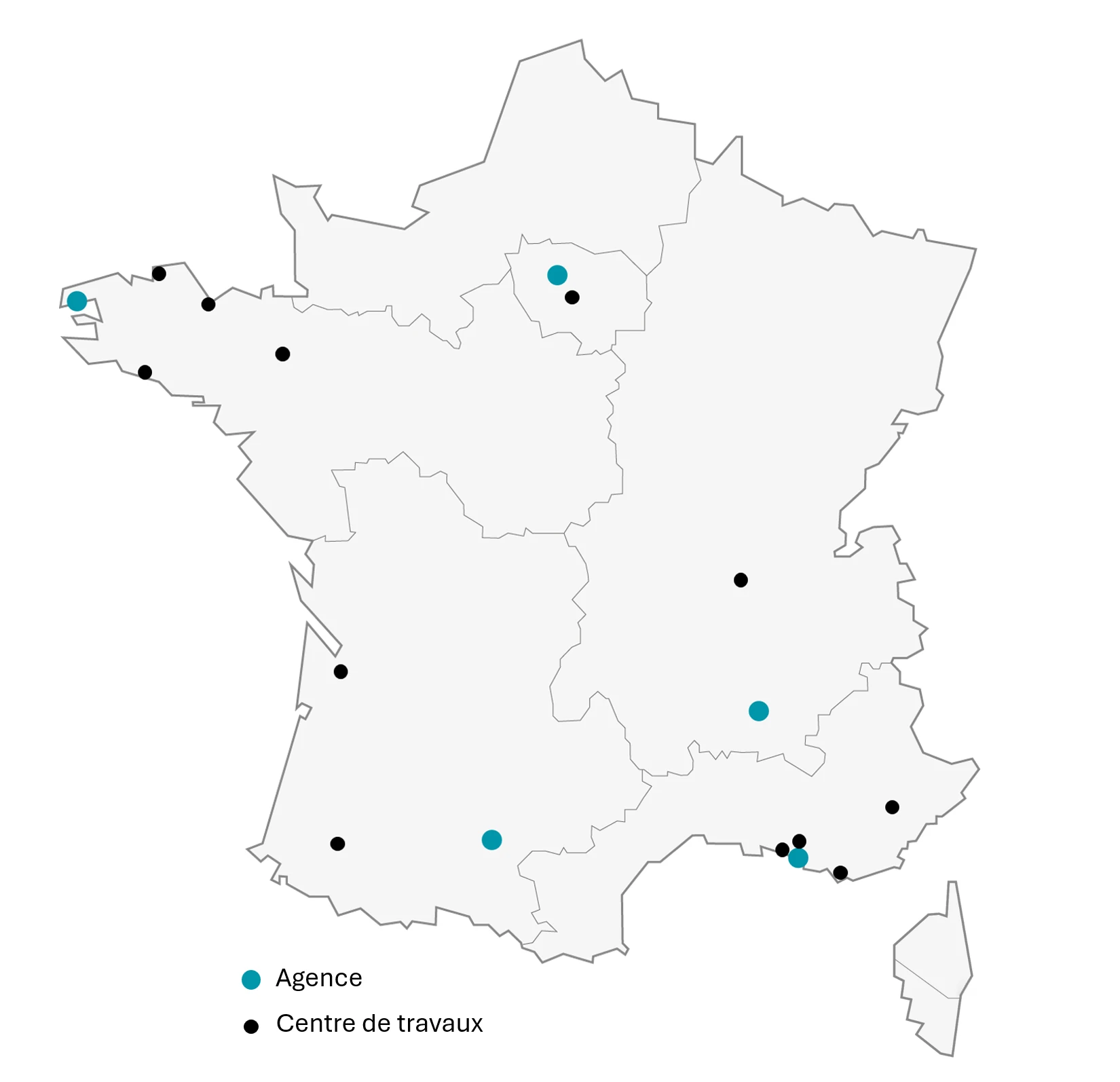 Carte implantation Snef Clim