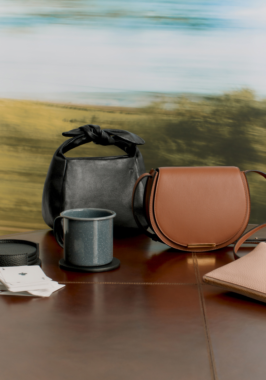 cuyana mini saddle bag