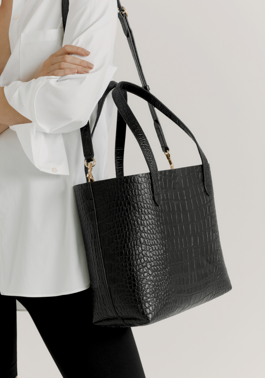 Our Croc-Embossed Leather | Cuyana