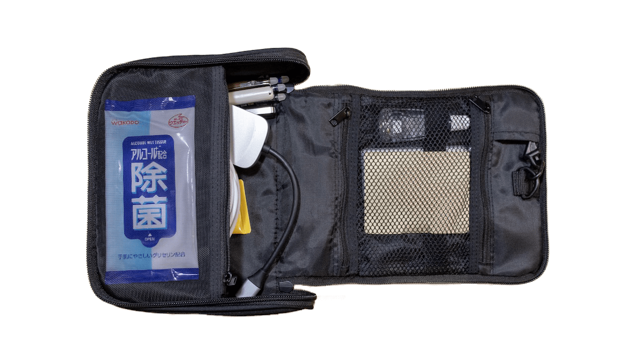 無印良品 ポリエステル吊して使える洗面用具ケース
