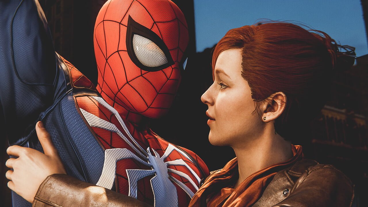 スパイダーマンと MJ